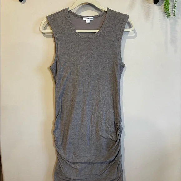James Perse Taupe Sleeveless Dress - Picture 1 of 7